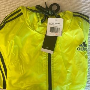 Adidas windbreaker. New with tags. Size L